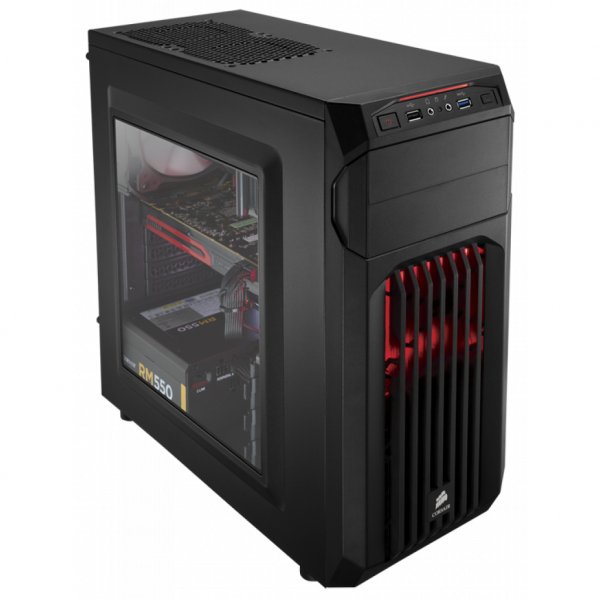 Корпус до комп'ютера Corsair Carbide Series SPEC-01 RED LED (CC-9011050-WW)
