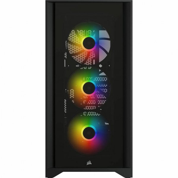 Корпус до комп'ютера CORSAIR iCUE 4000X RGB Tempered Glass Black (CC-9011204-WW)