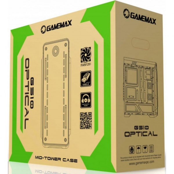 Корпус до комп'ютера GAMEMAX Optical Black