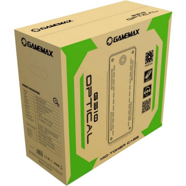 Корпус до комп'ютера GAMEMAX Optical Black