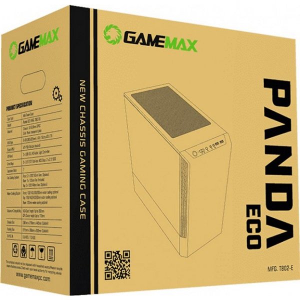 Корпус до комп'ютера GAMEMAX Panda BK