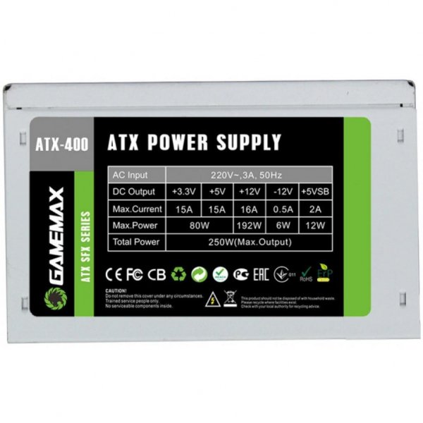 Корпус до комп'ютера GAMEMAX ST-602-400W Корпус до комп'ютера GAMEMAX ST-602-400W