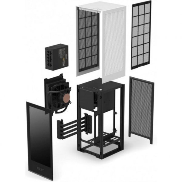 Корпус до комп'ютера NZXT H1 MATTE WHITE (CA-H16WR-W1-EU)