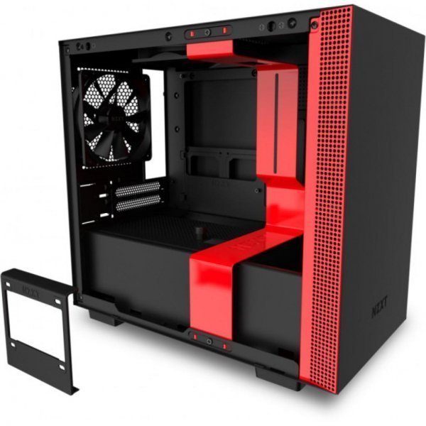 Корпус до комп'ютера NZXT H210 Black/Red (CA-H210B-BR)
