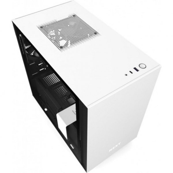 Корпус до комп'ютера NZXT H210 White/Black (CA-H210B-W1)