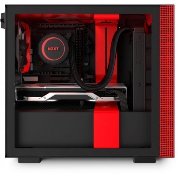 Корпус до комп'ютера NZXT H210i Black/Red (CA-H210i-BR)
