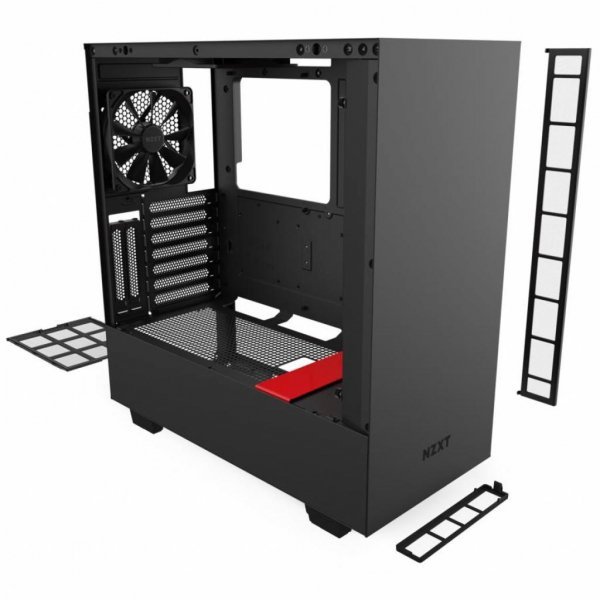 Корпус до комп'ютера NZXT H510i Black/Red (CA-H510i-BR) Корпус до комп'ютера NZXT H510i Black/Red (CA-H510i-BR)