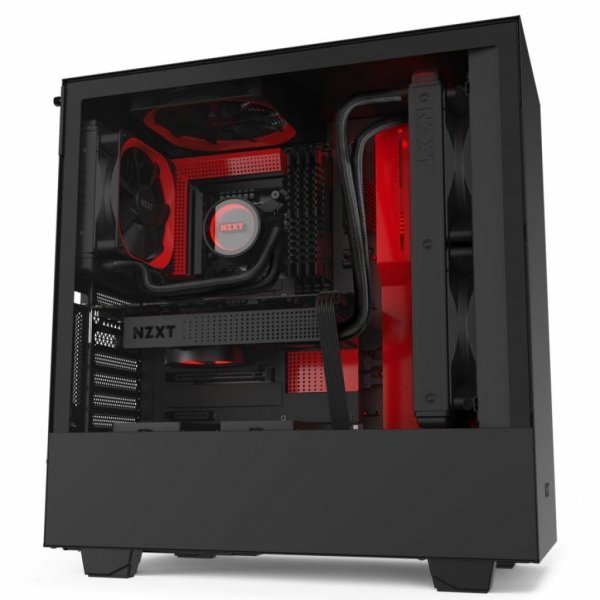 Корпус до комп'ютера NZXT H510i Black/Red (CA-H510i-BR) Корпус до комп'ютера NZXT H510i Black/Red (CA-H510i-BR)