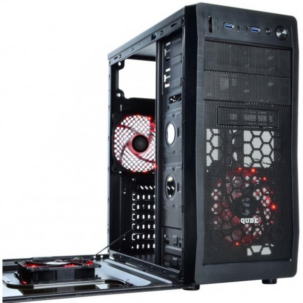 Корпус до комп'ютера QUBE case QB928A_WRNU3 Корпус до комп'ютера QUBE case QB928A_WRNU3