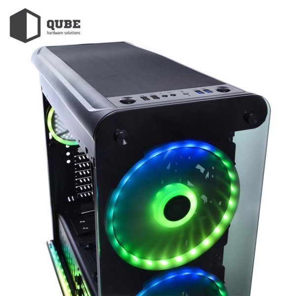 Корпус до комп'ютера QUBE case QBM98_FMNU3 Корпус до комп'ютера QUBE case QBM98_FMNU3