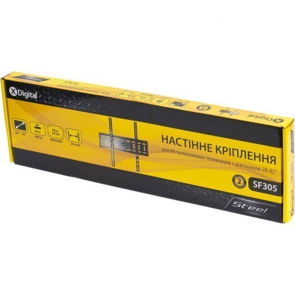 Кронштейн до телевізора X-DIGITAL STEEL SF305 Black