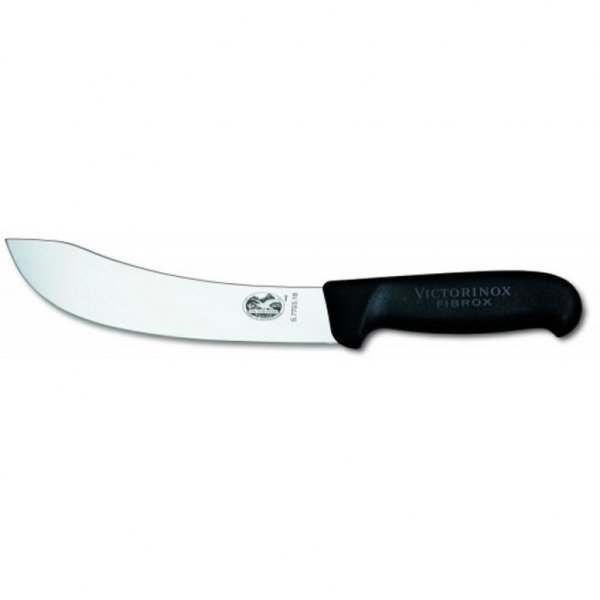Кухонний ніж Victorinox Fibrox обробний 18 см, чорний (5.7703.18)