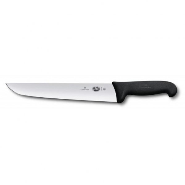 Кухонний ніж Victorinox Fibrox обробний 26 см, чорний (5.5203.26) Кухонний ніж Victorinox Fibrox обробний 26 см, чорний (5.5203.26)