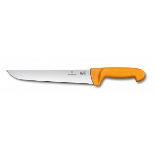 Кухонний ніж Victorinox Swibo, Butcher, помаранчевий, 26 см (5.8431.26) Кухонний ніж Victorinox Swibo, Butcher, помаранчевий, 26 см (5.8431.26)