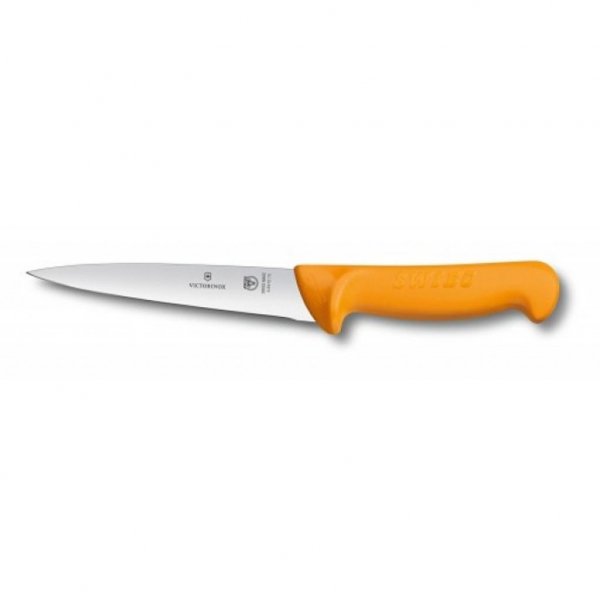 Кухонний ніж Victorinox Swibo, Sticking, помаранчевий, 18 см (5.8412.18)
