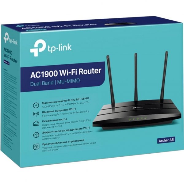 Маршрутизатор TP-Link ARCHER-A8 Маршрутизатор TP-Link ARCHER-A8
