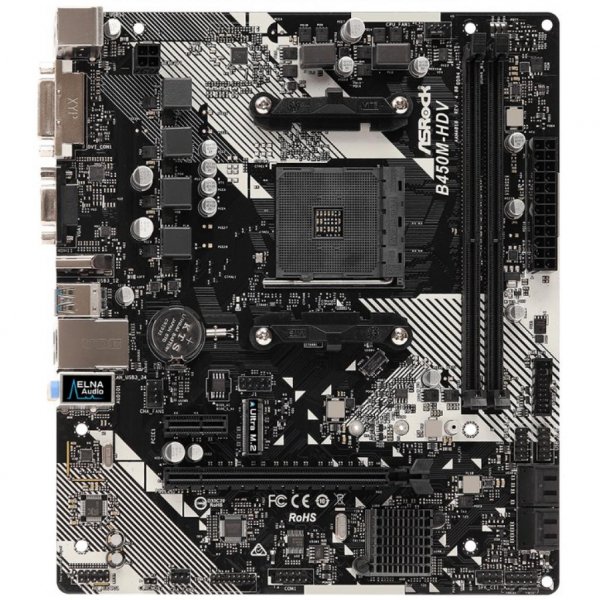 Материнська плата ASRock B450M-HDV R4.0 Материнська плата ASRock B450M-HDV R4.0