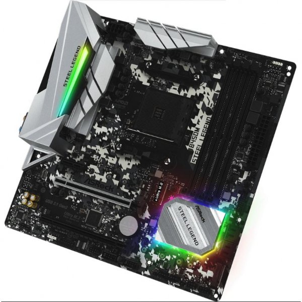 Материнська плата ASRock B450M STEEL LEGEND