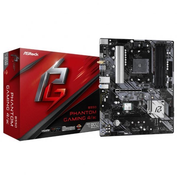 Материнська плата ASRock B550 PHANTOM GAMING 4/AC