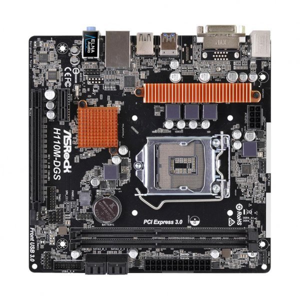 Материнська плата ASRock H110M-DGS R3.0 Материнська плата ASRock H110M-DGS R3.0