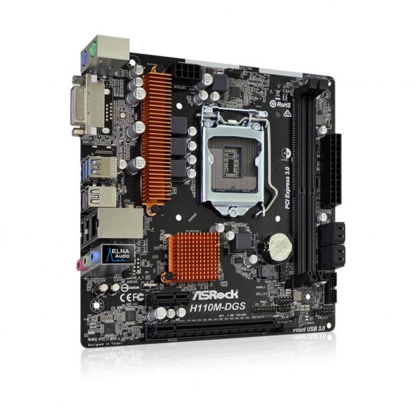 Материнська плата ASRock H110M-DGS R3.0 Материнська плата ASRock H110M-DGS R3.0