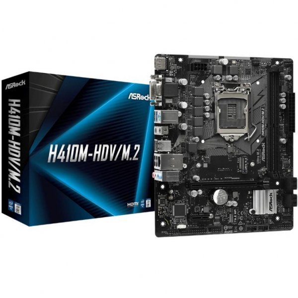 Материнська плата ASRock H410M-HDV/M.2 Материнська плата ASRock H410M-HDV/M.2