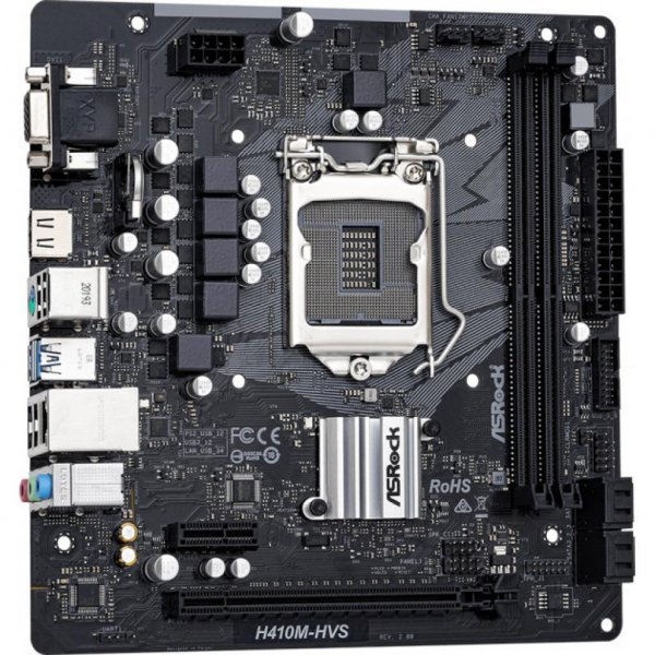 Материнська плата ASRock H410M-HVS R2.0 Материнська плата ASRock H410M-HVS R2.0