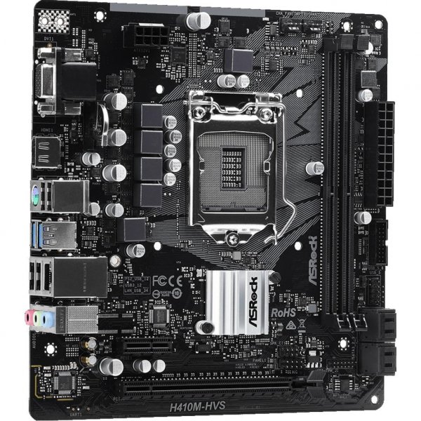 Материнська плата ASRock H410M-HVS Материнська плата ASRock H410M-HVS