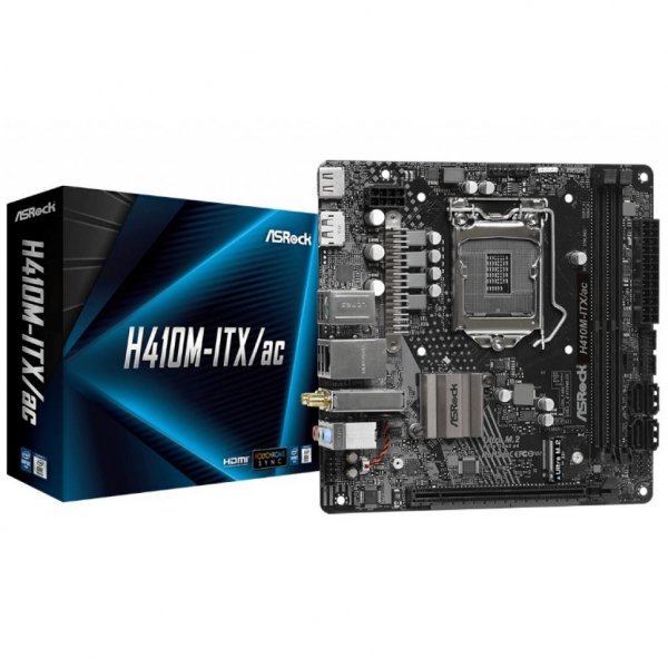 Материнська плата ASRock H410M-ITX/AC Материнська плата ASRock H410M-ITX/AC