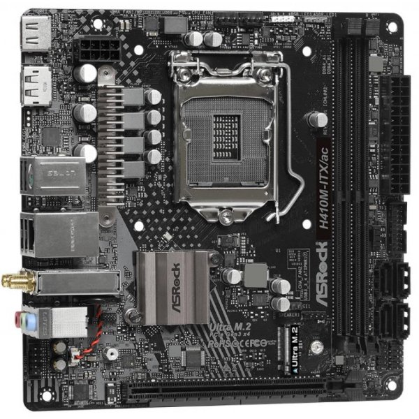 Материнська плата ASRock H410M-ITX/AC Материнська плата ASRock H410M-ITX/AC