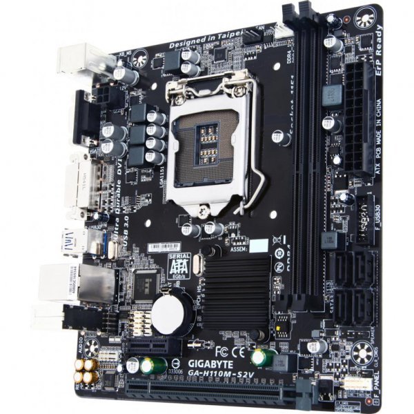 Материнська плата GIGABYTE GA-H110M-S2V