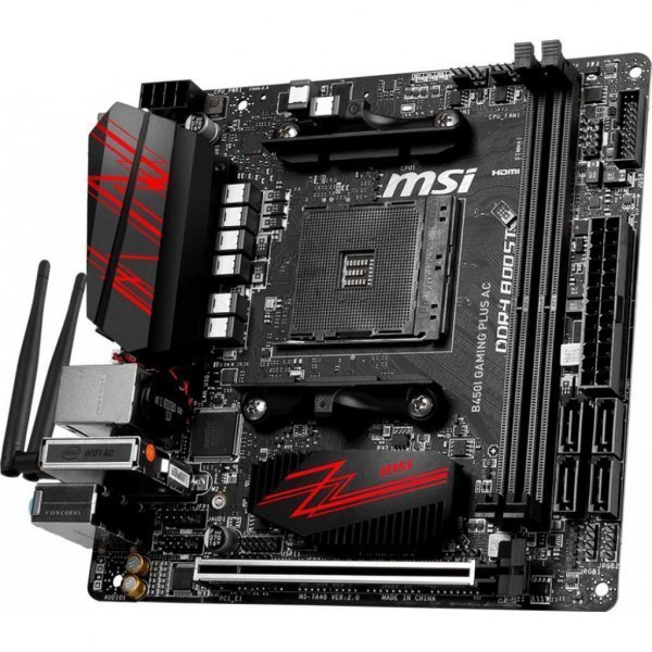 Материнська плата MSI B450I GAMING PLUS AC Материнська плата MSI B450I GAMING PLUS AC