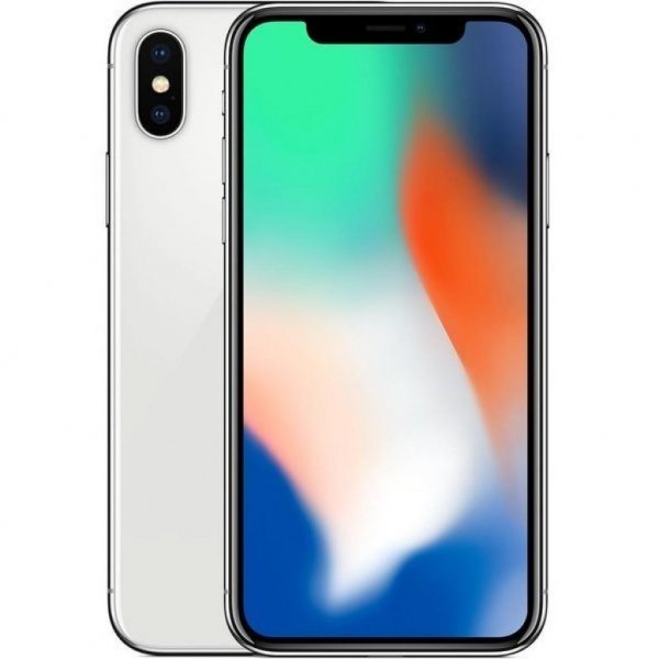 Мобільний телефон Apple iPhone X 64Gb Silver (MQAD2FS/A/MQAD2RM/A)