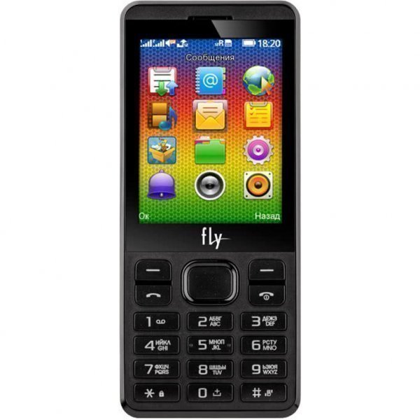 Мобільний телефон Fly FF281 Dark Gray Мобільний телефон Fly FF281 Dark Gray