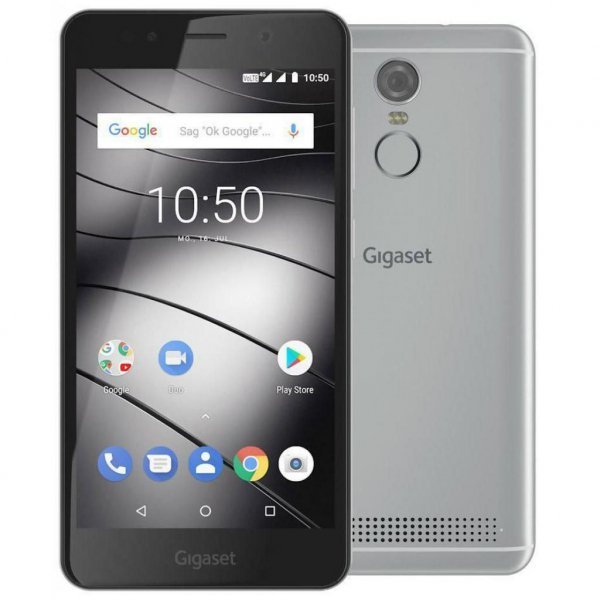 Мобільний телефон Gigaset GS180 2/16GB DUALSIM Silver Grey (L36853W1507S601)