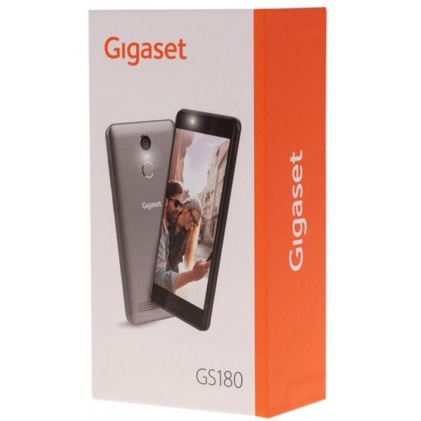 Мобільний телефон Gigaset GS180 2/16GB DUALSIM Silver Grey (L36853W1507S601)