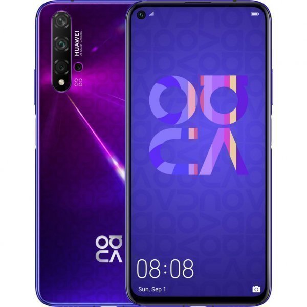 Мобільний телефон Huawei Nova 5T 6/128GB Midsummer Purple (51094MGT) Мобільний телефон Huawei Nova 5T 6/128GB Midsummer Purple (51094MGT)