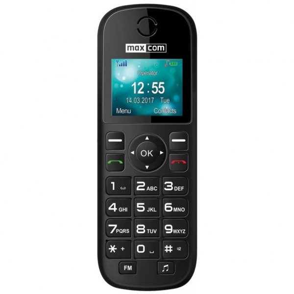 Мобільний телефон Maxcom MM35D Black