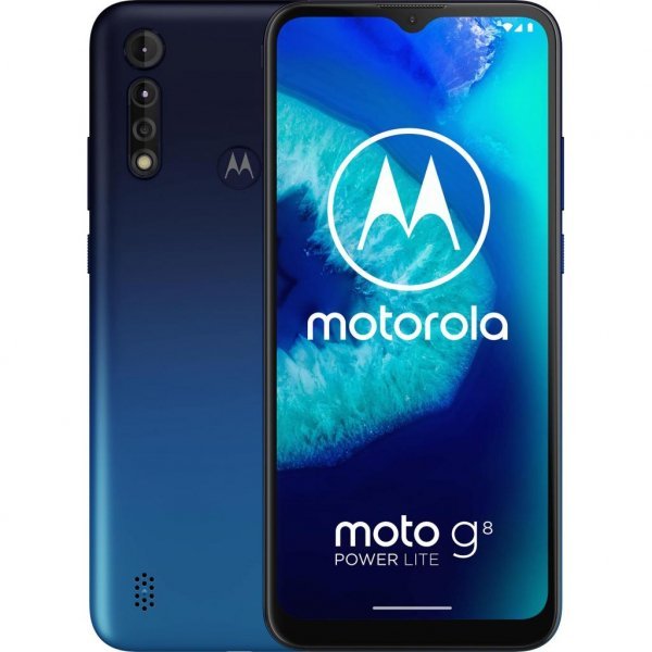 Мобільний телефон Motorola G8 Power Lite 4/64 GB Blue (PAJC0017RS) Мобільний телефон Motorola G8 Power Lite 4/64 GB Blue (PAJC0017RS)