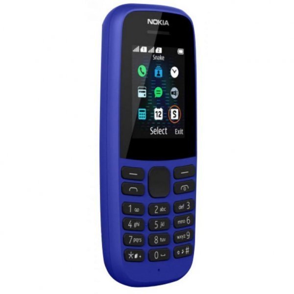 Мобільний телефон Nokia 105 DS 2019 Blue (16KIGL01A01) Мобільний телефон Nokia 105 DS 2019 Blue (16KIGL01A01)