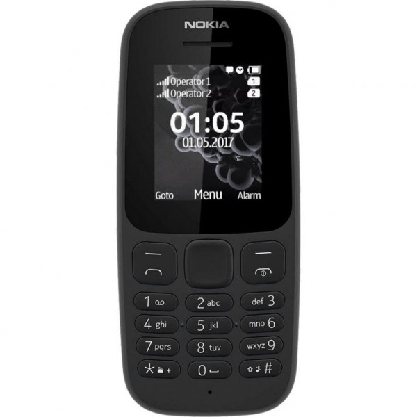 Мобільний телефон Nokia 105 DS New Black (A00028315)