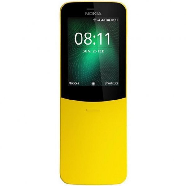 Мобільний телефон Nokia 8110 4G Yellow (16ARGY01A15) Мобільний телефон Nokia 8110 4G Yellow (16ARGY01A15)
