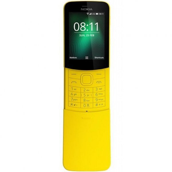 Мобільний телефон Nokia 8110 4G Yellow (16ARGY01A15) Мобільний телефон Nokia 8110 4G Yellow (16ARGY01A15)