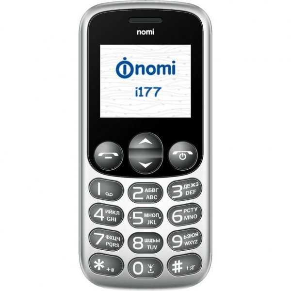 Мобільний телефон Nomi i177 Metal Grey Мобільний телефон Nomi i177 Metal Grey