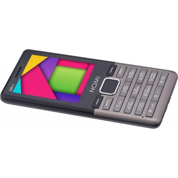 Мобільний телефон Nomi i241 + Metal Dark-Grey
