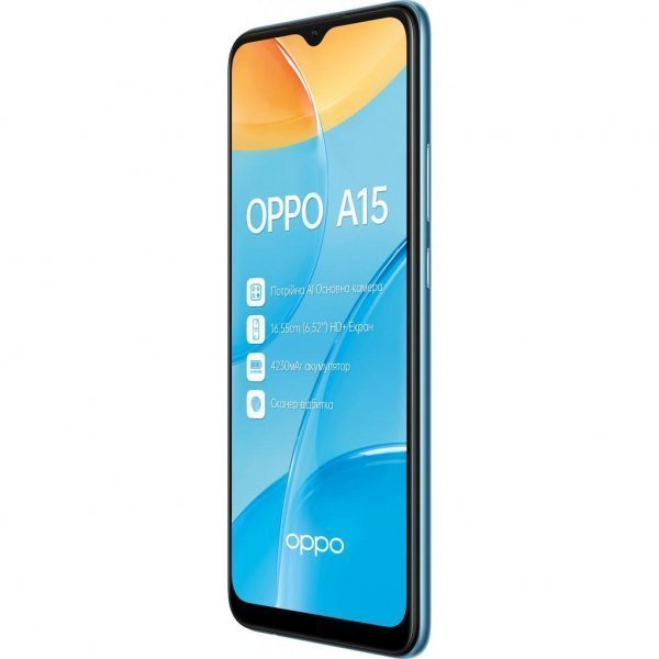 Мобільний телефон Oppo A15 2/32GB Mystery Blue (OFCPH2185_BLUE_2/32) Мобільний телефон Oppo A15 2/32GB Mystery Blue (OFCPH2185_BLUE_2/32)