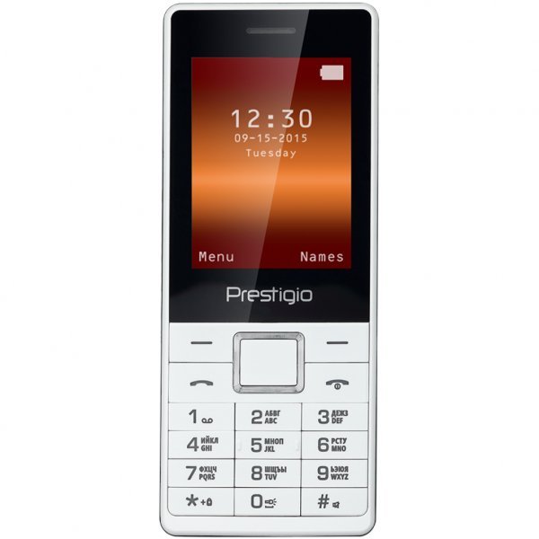 Мобільний телефон PRESTIGIO PFP1241 Muze A1 Duo White (PFP1241DUOWHITE)