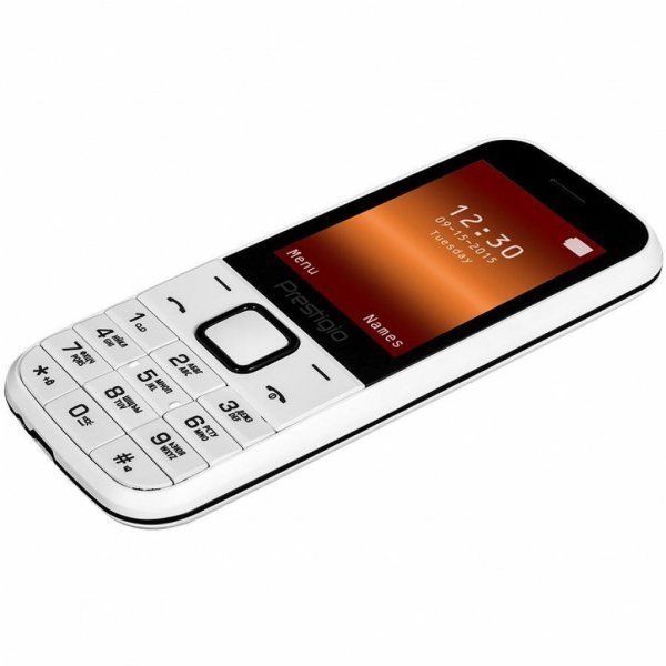 Мобільний телефон PRESTIGIO PFP1243 Duo Wize G1 White (PFP1243DUOWHITE)
