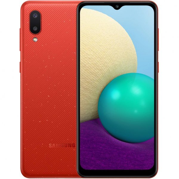 Мобільний телефон Samsung SM-A022GZ (Galaxy A02 2/32Gb) Red (SM-A022GZRBSEK) Мобільний телефон Samsung SM-A022GZ (Galaxy A02 2/32Gb) Red (SM-A022GZRBSEK)