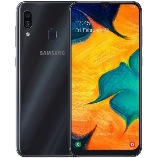 Мобільний телефон Samsung SM-A305F/32 (Galaxy A30 32Gb) Black (SM-A305FZKUSEK)